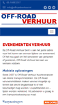 Mobile Screenshot of offroadverhuur.nl